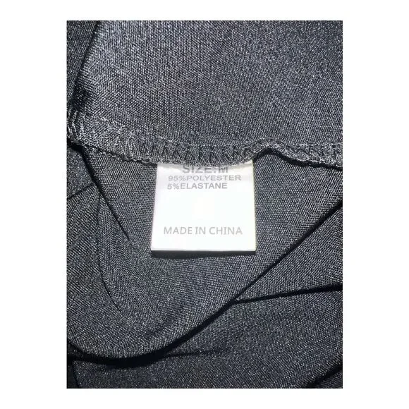 Women's Dress M Black Silver - Picture 4 of 5